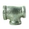 Thrifco Plumbing 3/4 Inch x 1/2 Inch x 1/2 Inch Galvanized Steel Reducer Tee 5217075 - alternate 1
